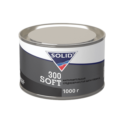 Шпатлевка наполнительная SOLID 300 SOFT (1000гр)  среднезернистая
